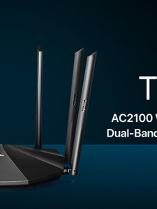 Tenda AC23 AC2100 Smart WiFi Router - Dual Band Gigabit Wireless (up to 2033 Mbps) Compatible with Alexa