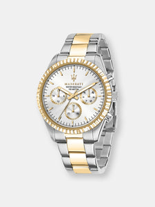 Maserati Men's Competizione R8853100021 Gold Stainless-Steel Quartz Dress Watch