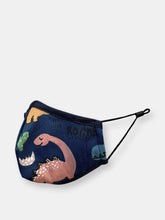 Load image into Gallery viewer, Airplane Travel Set in Dinosaur - Seat Cover, Kids Mask &amp; 2 Filters