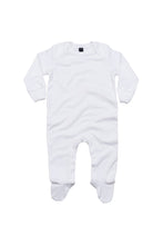 Load image into Gallery viewer, Babybugz Baby Unisex Organic Cotton Envelope Neck Sleepsuit