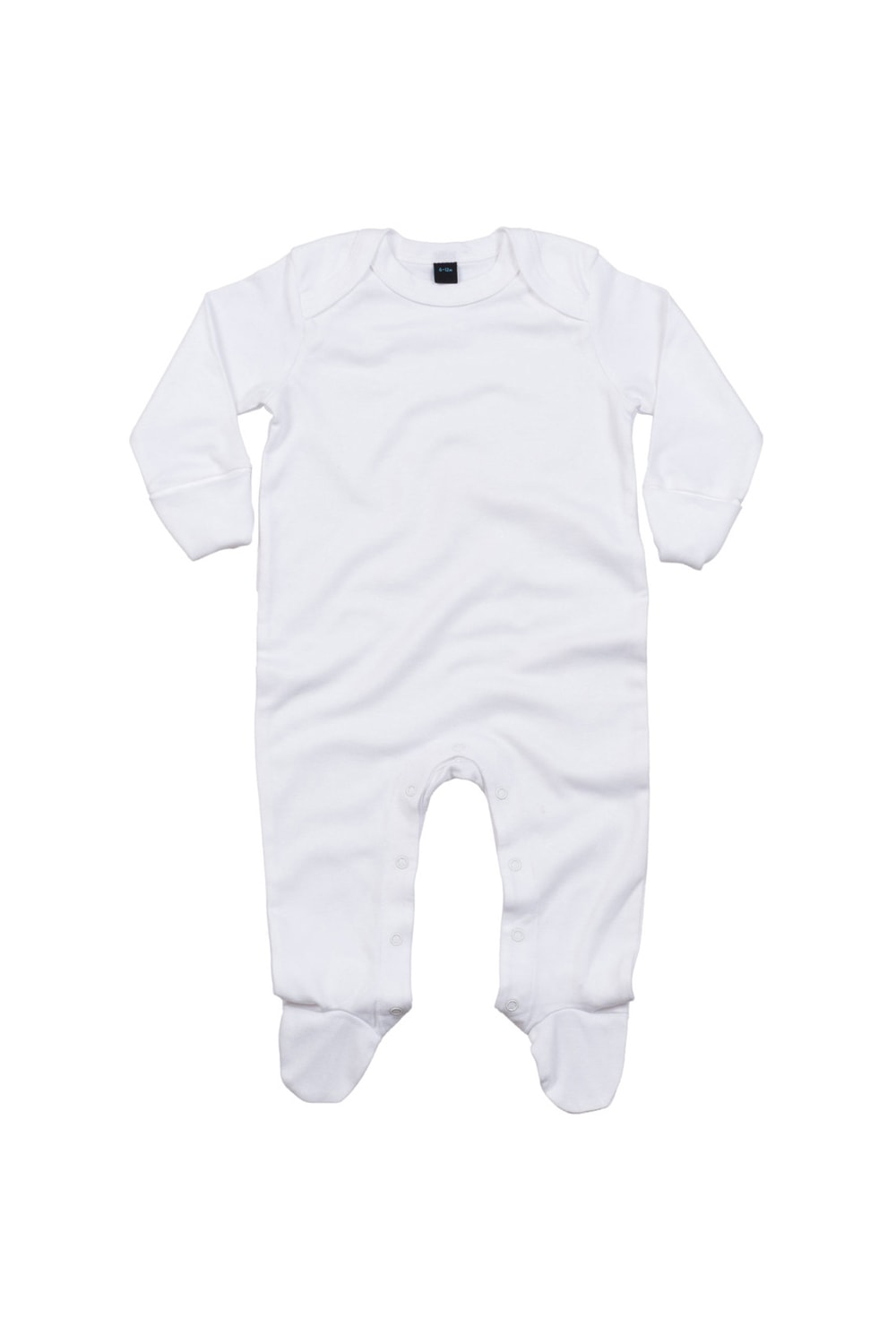 Babybugz Baby Unisex Organic Cotton Envelope Neck Sleepsuit