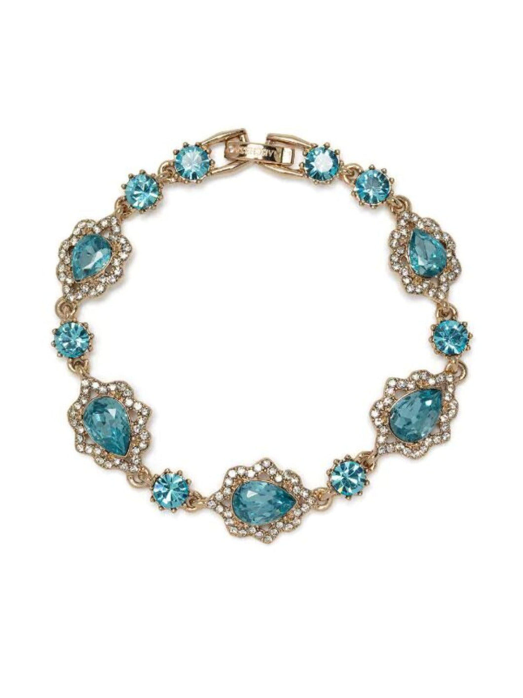Drop Charm Crystal Embellished Bracelet