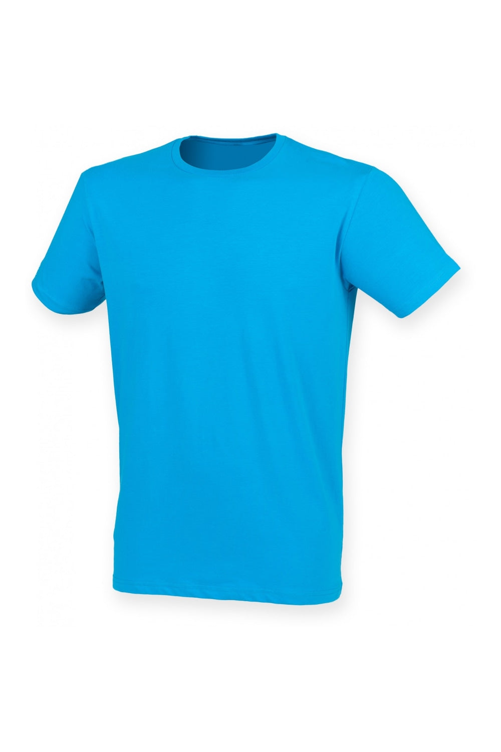 Skinni Fit Men Mens Feel Good Stretch Short Sleeve T-Shirt (Sapphire)