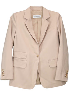 Max Mara Women's Neutral Unno Jacket Suit Jackets & Blazer - 10