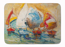 Load image into Gallery viewer, 19 in x 27 in Buzzards Sailboat Race Machine Washable Memory Foam Mat