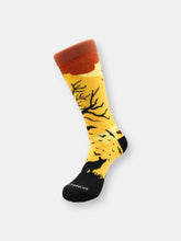 Load image into Gallery viewer, Pensive Owl Resting in a Tree Socks (Adult Medium)