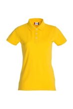 Load image into Gallery viewer, Clique Womens/Ladies Premium Stretch Polo Shirt (Lemon)
