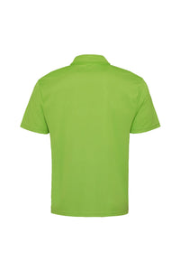 Mens Plain Sports Polo Shirt - Lime Green