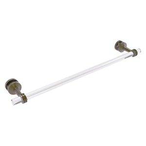 Allied Brass Pacific Beach Collection 24 Inch Shower Door Towel Bar with Dotted Accents