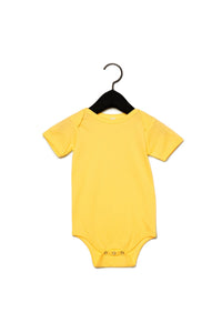 Baby Jersey Short Sleeve Onesie - Yellow