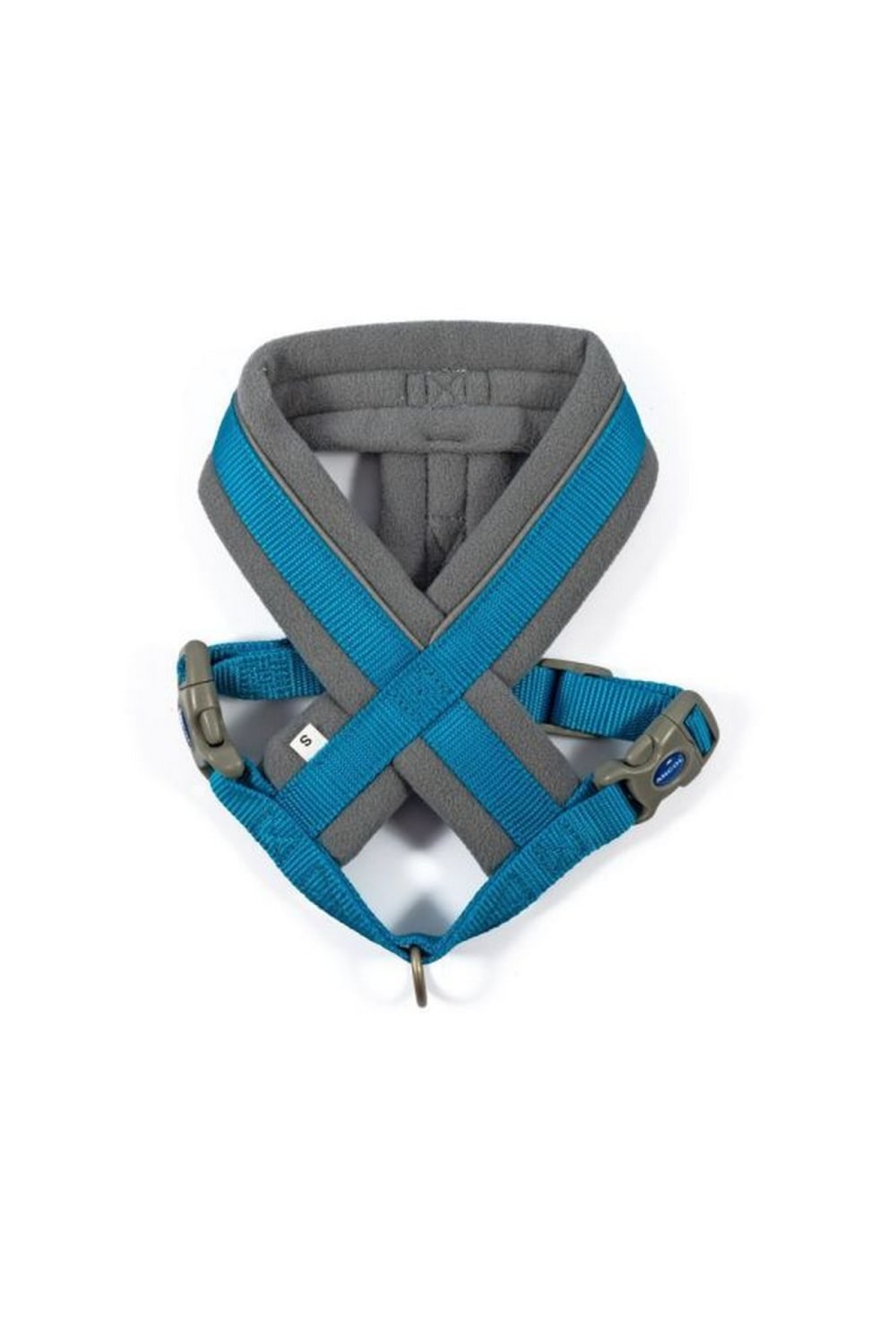Ancol Padded Dog Harness (Gray/Blue) (14.17in - 16.54in)