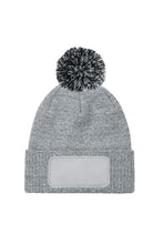 Load image into Gallery viewer, Beechfield® Unisex Adults Snowstar Printers Beanie (Heather Gray/Black)