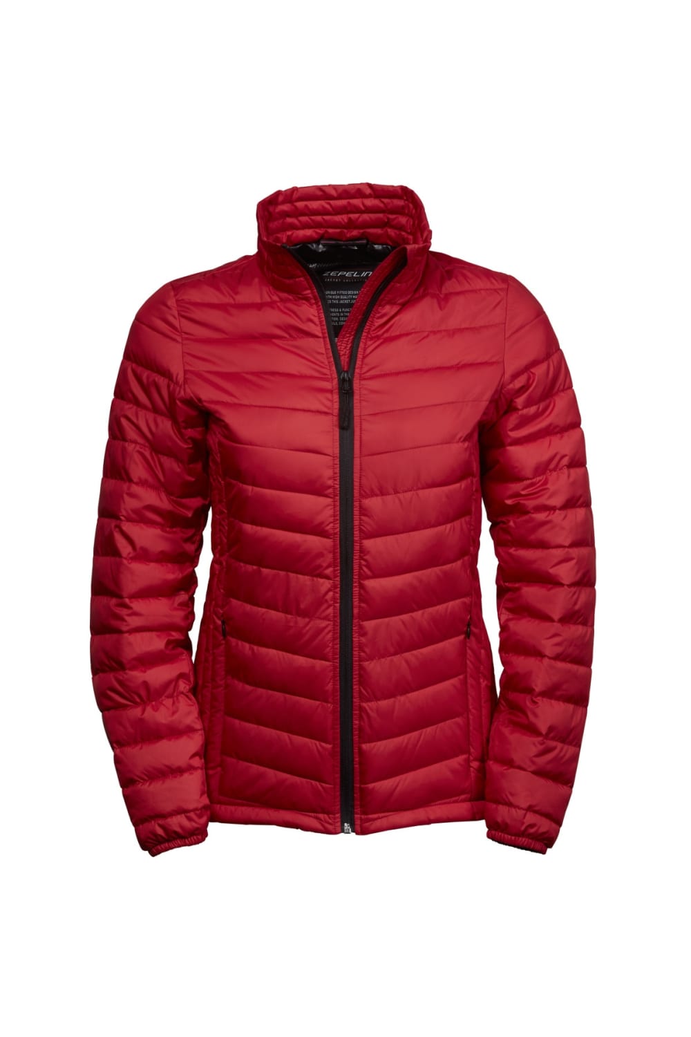Tee Jays Womens/Ladies Padded Zepelin Jacket (Deep Red)