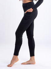 Load image into Gallery viewer, High-Waisted Classic Gym Leggings with Side Pockets