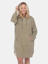 Load image into Gallery viewer, Plus Size Hoodie Sweatshirt Dress