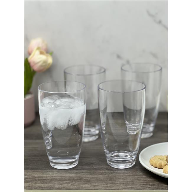 AS-0712 AS-0712 Acrylic 18 oz HB Tumbler Stackable Shape - Set Of 4