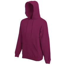 Load image into Gallery viewer, Fruit Of The Loom Mens Premium 70/30 Hooded Sweatshirt / Hoodie (Burgundy)
