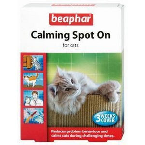 Beaphar Calming Spot On Liquid For Cats (3 Pipettes) (May Vary) (One Size)