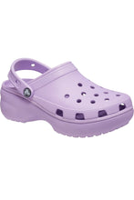 Load image into Gallery viewer, Womens/Ladies Classic Platform Clogs - Radiant Orchid
