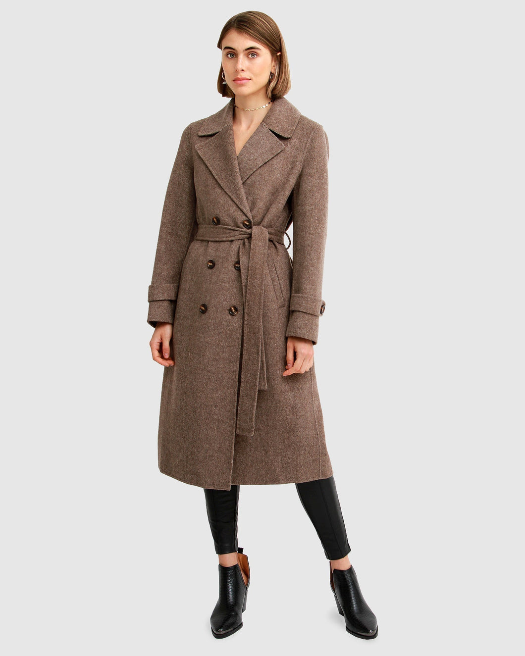 Front Runner Belted Coat - Walnut