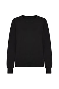 Awdis Womens/Ladies Sweatshirt (Deep Black)