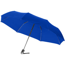 Load image into Gallery viewer, Bullet 21.5in Alex 3-Section Auto Open And Close Umbrella (Pack of 2) (Royal Blue) (One Size)