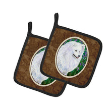 Load image into Gallery viewer, American Eskimo Pair of Pot Holders