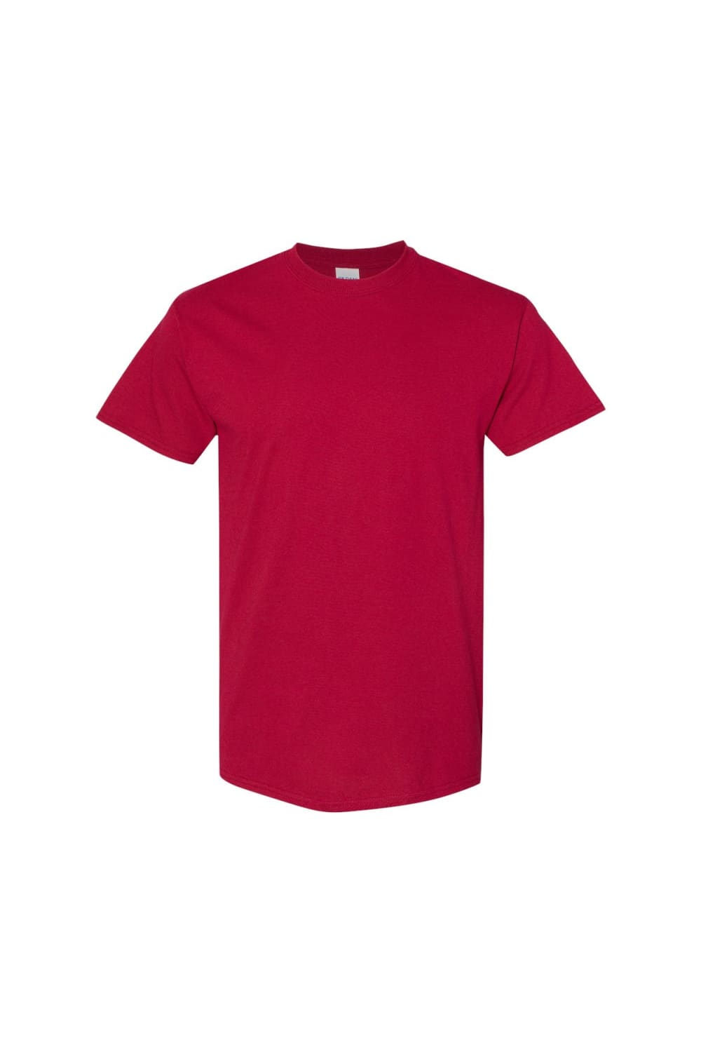 Gildan Mens Heavy Cotton Short Sleeve T-Shirt (Pack of 5) (Cardinal)