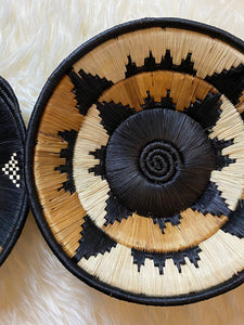 Moon’s Set of 3 African Baskets 12” Wall Baskets Set