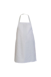 Adults Workwear Full Length Apron In White - One Size