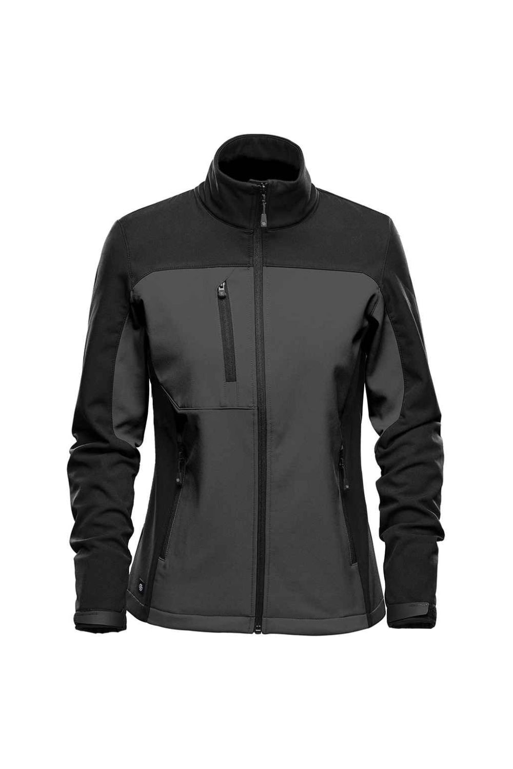 Stormtech Womens/Ladies Cascades Soft Shell Jacket (Dolphin/Black)