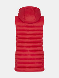 Women's Margareth Faux Fur Lined Vest with Detachable Hood