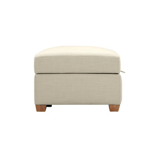 Cailyn Storage Ottoman - Linen