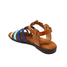 Load image into Gallery viewer, Areca Flat Sandal In Leather