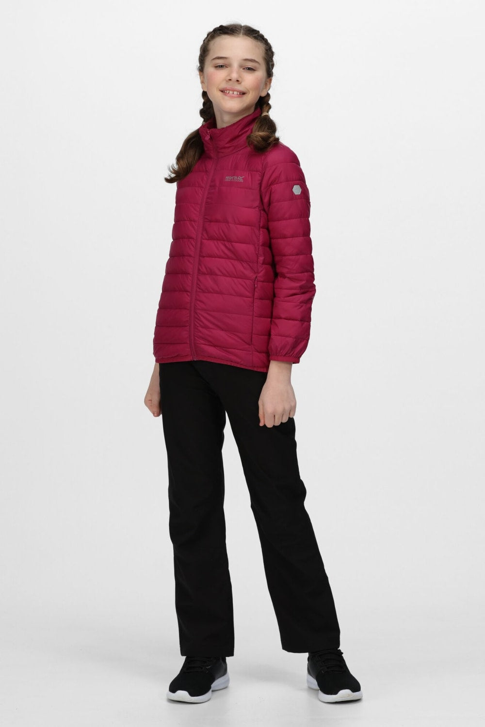 Childrens/Kids Hillpack Quilted Insulated Jacket - Raspberry Radience