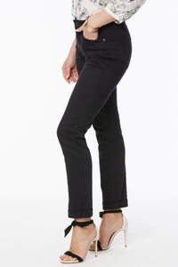 Sheri Slim Ankle Jeans - Black