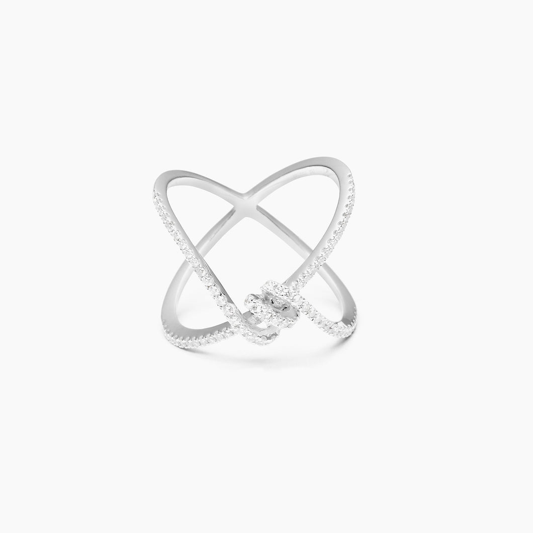 Knot Diamond Ring