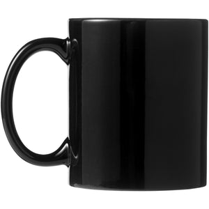 Bullet Santos Ceramic Mug (Pack of 2) (Solid Black) (3.8 x 3.2 inches)