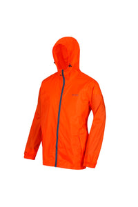 Regatta Mens Pack It III Waterproof Jacket (Magma Orange)