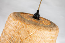 Load image into Gallery viewer, Rattan Cylnider Hanging Pendant Light