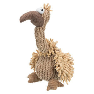 Trixie Gustav Vulture Plush Dog Toy (Brown) (28cm)