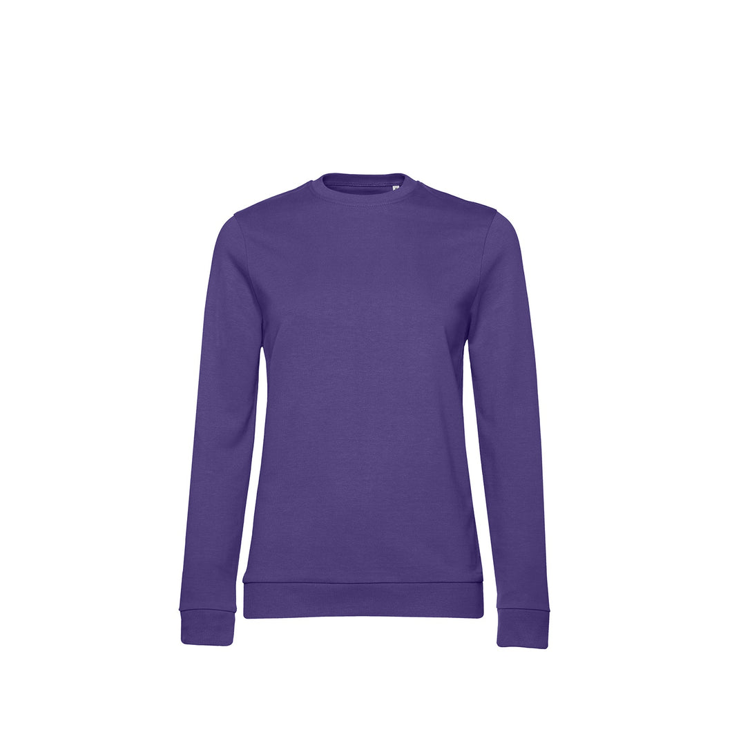 B&C Womens/Ladies Set-in Sweatshirt (Radiant Purple)