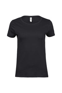 Tee Jays Womens/Ladies Luxury Cotton T-Shirt (Black)
