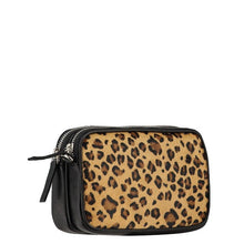 Load image into Gallery viewer, Leopard Calf Hair Leather Crossbody Bag | Bybda