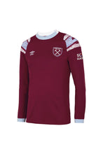Load image into Gallery viewer, West Ham United FC Childrens/Kids 22/23 Home Jersey - Maroon/Blue