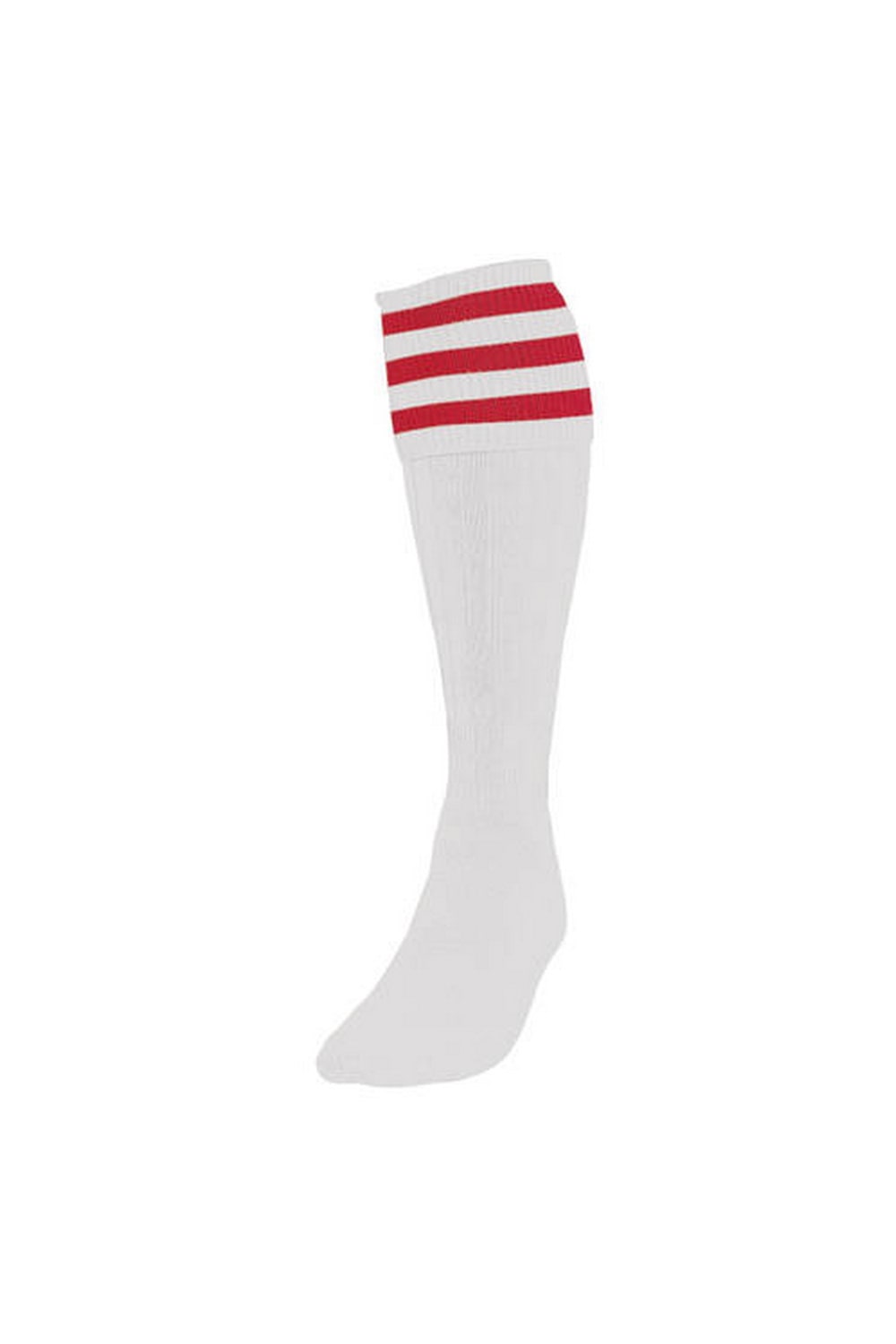 Childrens/Kids Football Socks (White/Red)