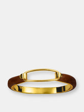 Load image into Gallery viewer, Leather Inset Bangle