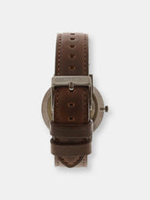 Load image into Gallery viewer, Nixon Men&#39;s Porter A10582996 Grey Leather Japanese Quartz Dress Watch