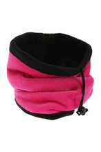 Load image into Gallery viewer, FLOSO Womens/Ladies Multipurpose Fleece Neckwarmer Snood / Hat (Pink)