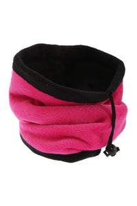 FLOSO Womens/Ladies Multipurpose Fleece Neckwarmer Snood / Hat (Pink)